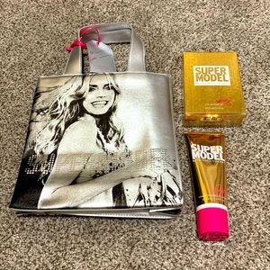 New! Victoria's Secret Supermodel Fragrance, Lotion, and Bag Set!